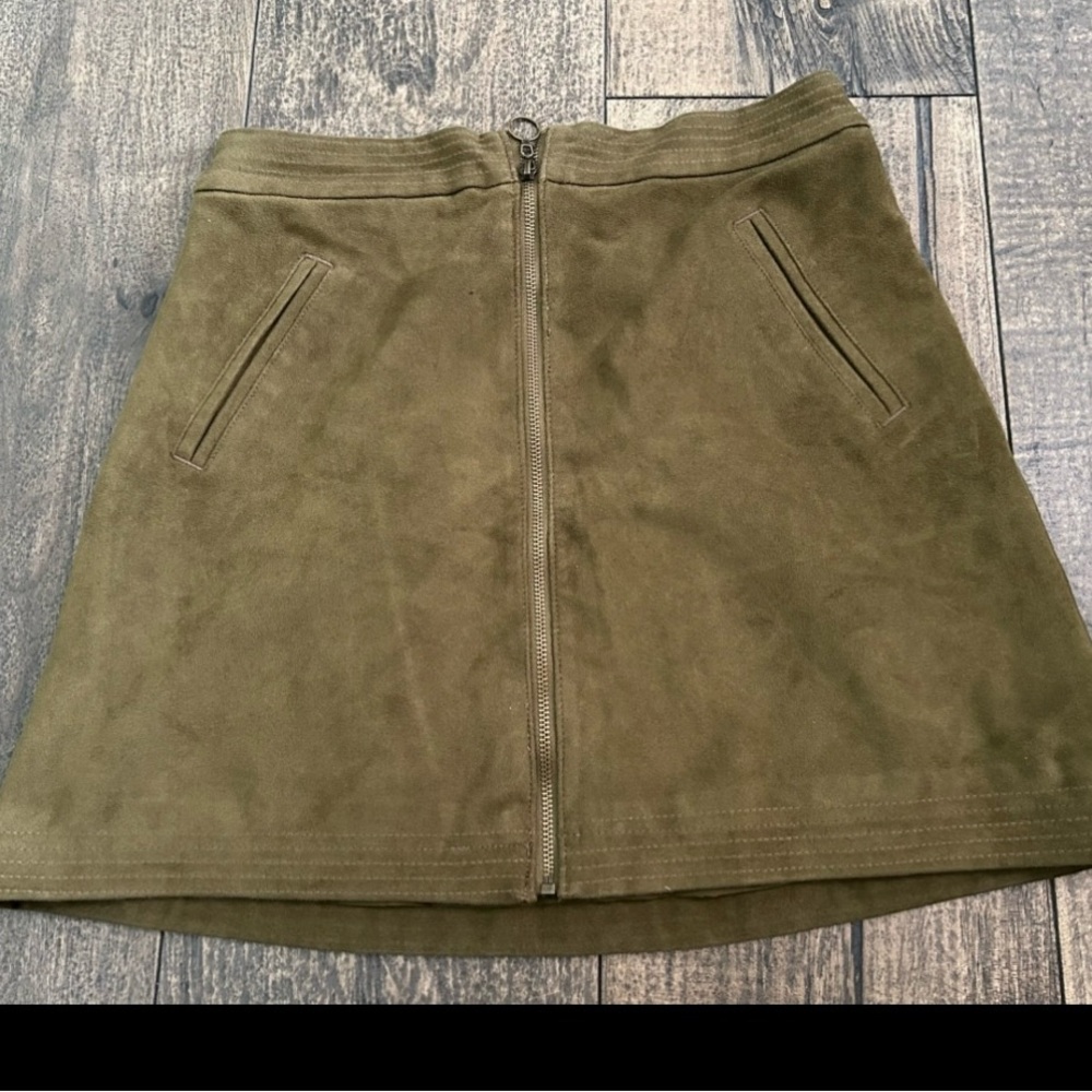 Abercrombie & Fitch Green Mini‎ A-Line Skirt Casual